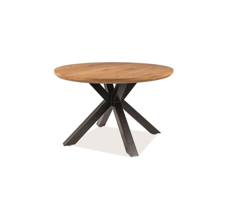 RITMO TABLE OAK / ΜΑΥΡΟ ΠΛΑΙΣΙΟ FI 120 DIOMMI RITMODC120