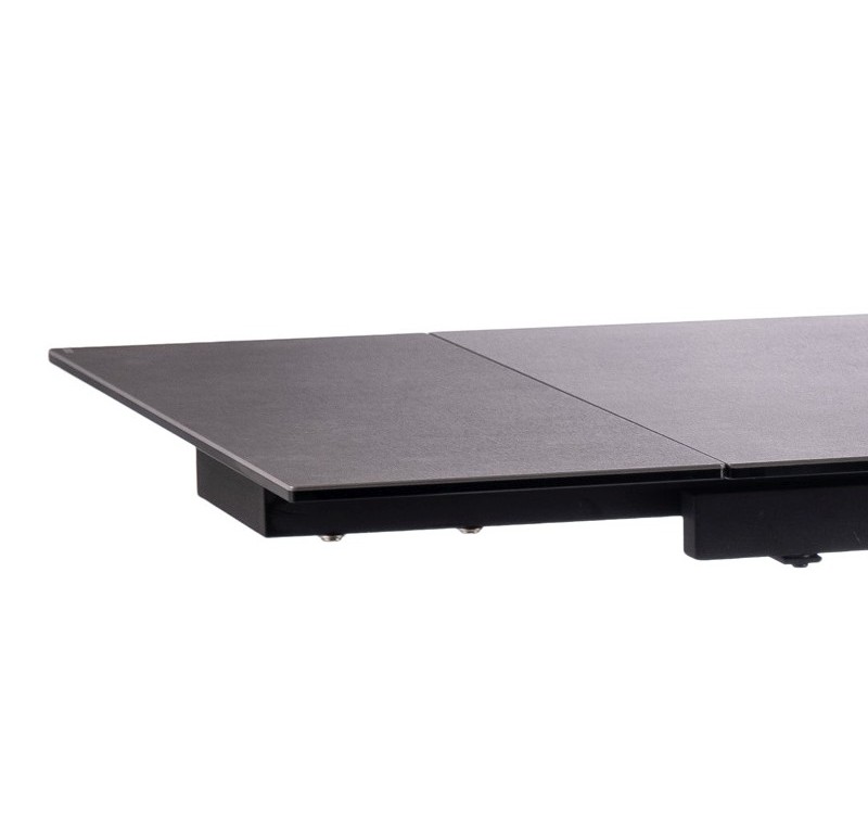 SALVADORE CERAMIC II ΤΡΑΠΕΖΙ ΓΚΡΙ / ΜΑΥΡΟ ΜΑΤ 120 (180) X80 DIOMMI SALVADORECII120