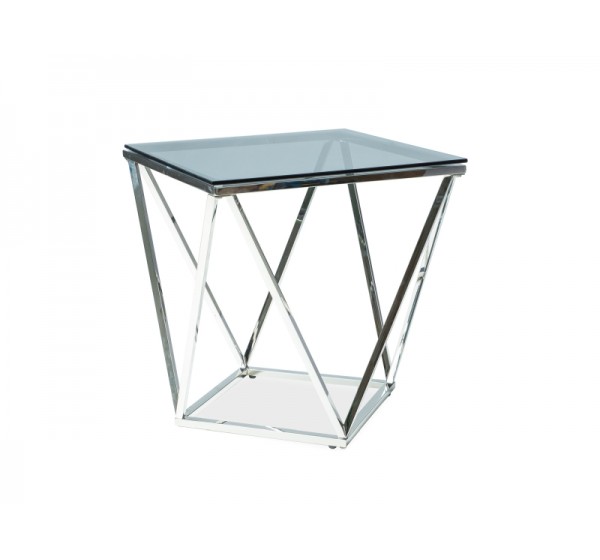 ΤΡΑΠΕΖΙ SILVER B SMOKE / ΑΣΗΜΙ 50X50 DIOMMI SILVERBSC