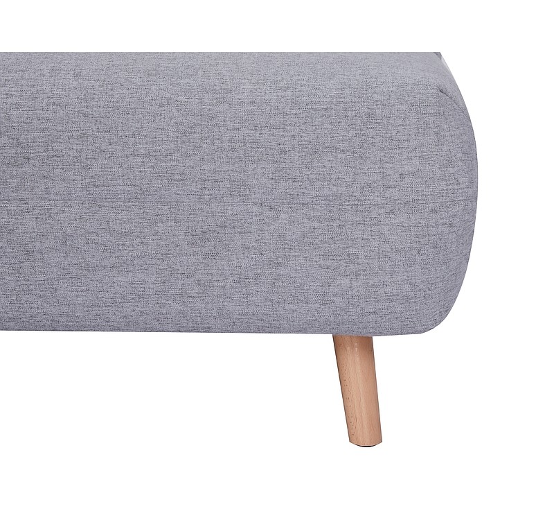 Καναπές SPIKE II 147x91x84cm χρώμα γκρι/οξιά DIOMMI SPIKEIISZ