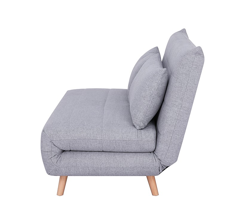 Καναπές SPIKE II 147x91x84cm χρώμα γκρι/οξιά DIOMMI SPIKEIISZ