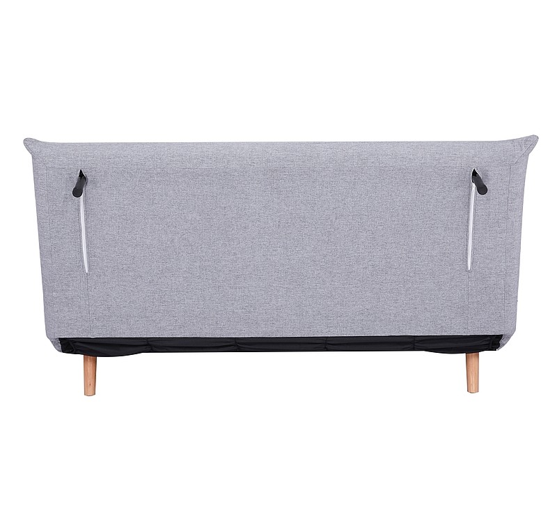 Καναπές SPIKE II 147x91x84cm χρώμα γκρι/οξιά DIOMMI SPIKEIISZ