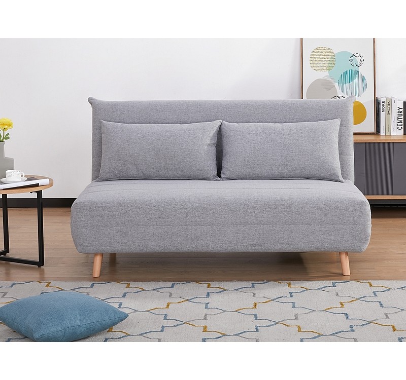 Καναπές SPIKE II 147x91x84cm χρώμα γκρι/οξιά DIOMMI SPIKEIISZ