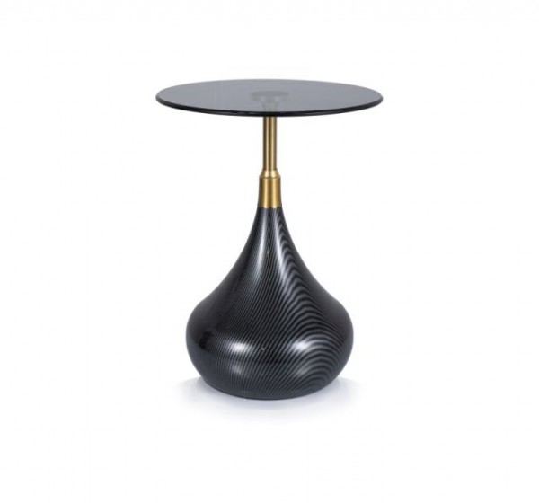 ŁAWA TAURUS SZKŁO DYMIONE/CZARNY FI40X54