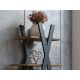 ΒΙΒΛΙΟΘΗΚΗ TIPI OAK WOTAN + BLACK 136X80 DIOMMI TIPIDWC