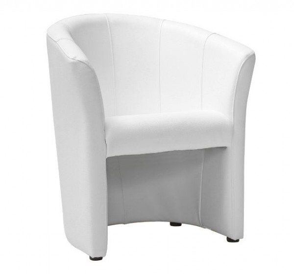 Πολυθρόνα οικολογικό δέρμα λευκό TM1BP 67x60x76 DIOMMI 80-185