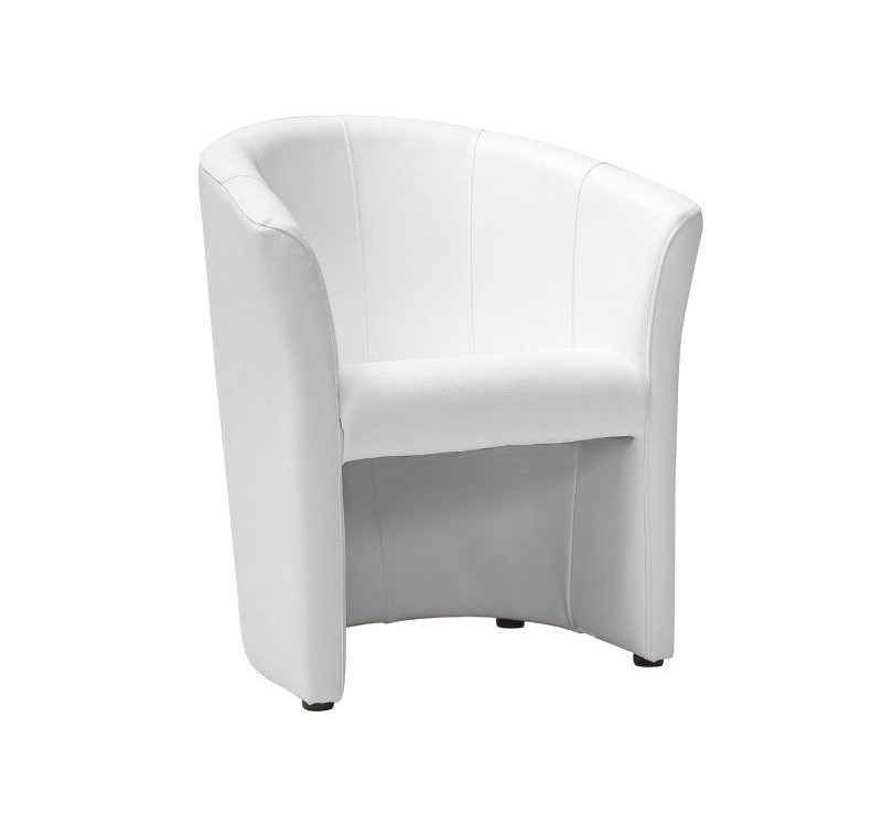 Πολυθρόνα οικολογικό δέρμα λευκό TM1BP 67x60x76 DIOMMI 80-185