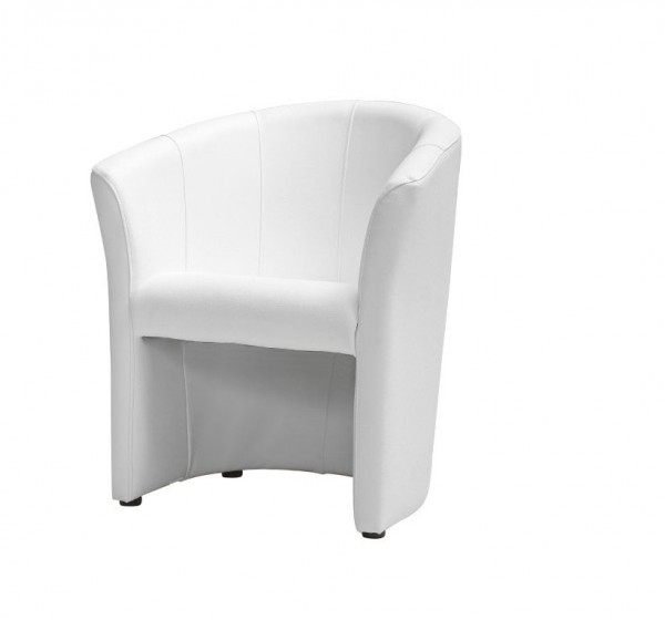 Πολυθρόνα οικολογικό δέρμα λευκό TM1BP 67x60x76 DIOMMI 80-185