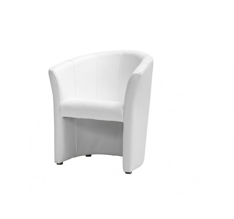 Πολυθρόνα οικολογικό δέρμα λευκό TM1BP 67x60x76 DIOMMI 80-185