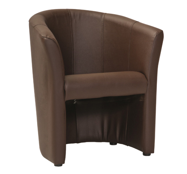 Πολυθρόνα οικολογικό δέρμα καφέ TM1CBPP 67x60x76 DIOMMI 80-166