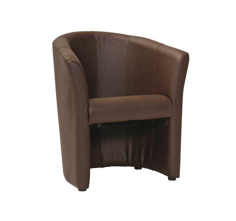 Πολυθρόνα οικολογικό δέρμα καφέ TM1CBPP 67x60x76 DIOMMI 80-166