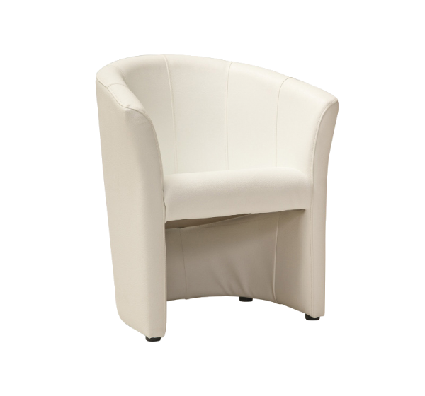 Πολυθρόνα οικολογικό δέρμα κρεμ TM1KREMP 67x60x76 DIOMMI 80-165