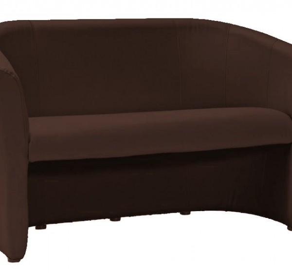 Καναπές TM-2 126x60x76cm χρώμα σκούρο καφέ EK-18 /wenge DIOMMI TM2CBBP