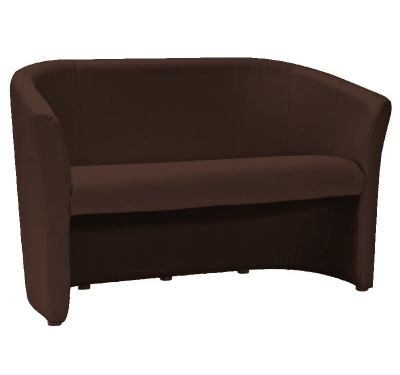 Καναπές TM-2 126x60x76cm χρώμα σκούρο καφέ EK-18 /wenge DIOMMI TM2CBBP