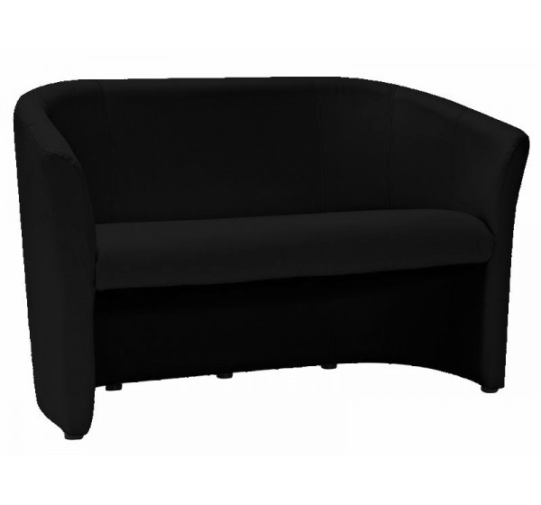 Καναπές TM-2 126x60x76 εκ χρώμα Μαύρο EK-14/Wenge DIOMMI TM2CZAP
