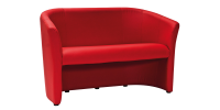 SOFA TM-2 CZERWONA EK-6 / WENGE