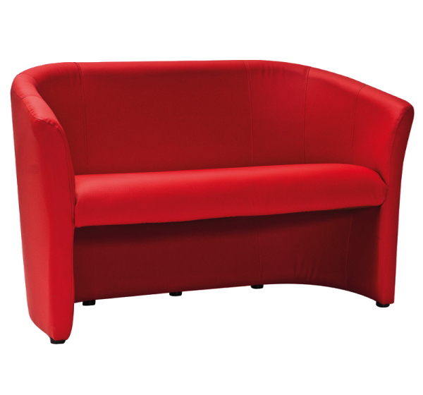 SOFA TM-2 CZERWONA EK-6 / WENGE