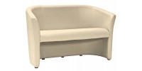 Καναπές TM-2 126x60x76cm χρώμα κρέμα EK-0/wenge DIOMMI TM2KREP