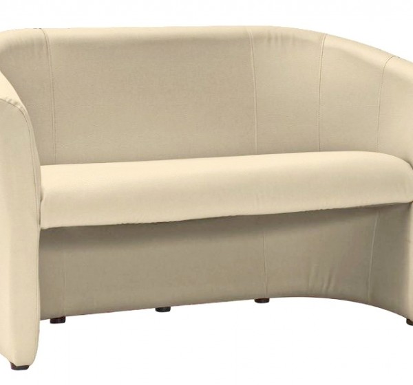 Καναπές TM-2 126x60x76cm χρώμα κρέμα EK-0/wenge DIOMMI TM2KREP