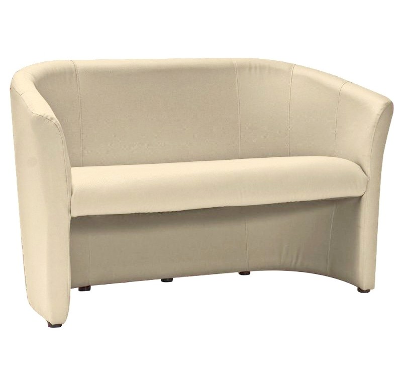 Καναπές TM-2 126x60x76cm χρώμα κρέμα EK-0/wenge DIOMMI TM2KREP