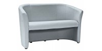 Καναπές TM-2 126x60x76 εκ χρώμα γκρι EK-8/wenge DIOMMI TM2SZARP