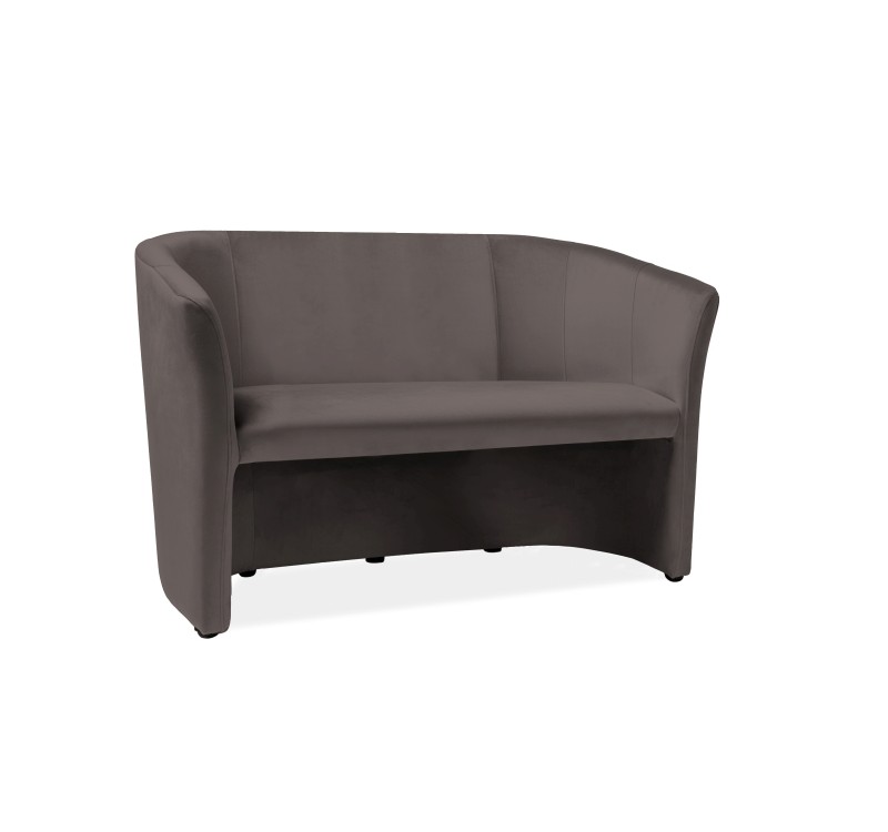 Καναπές TM-2 126x60x76cm γκρι Bluvel 14/Wenge DIOMMI TM2V14