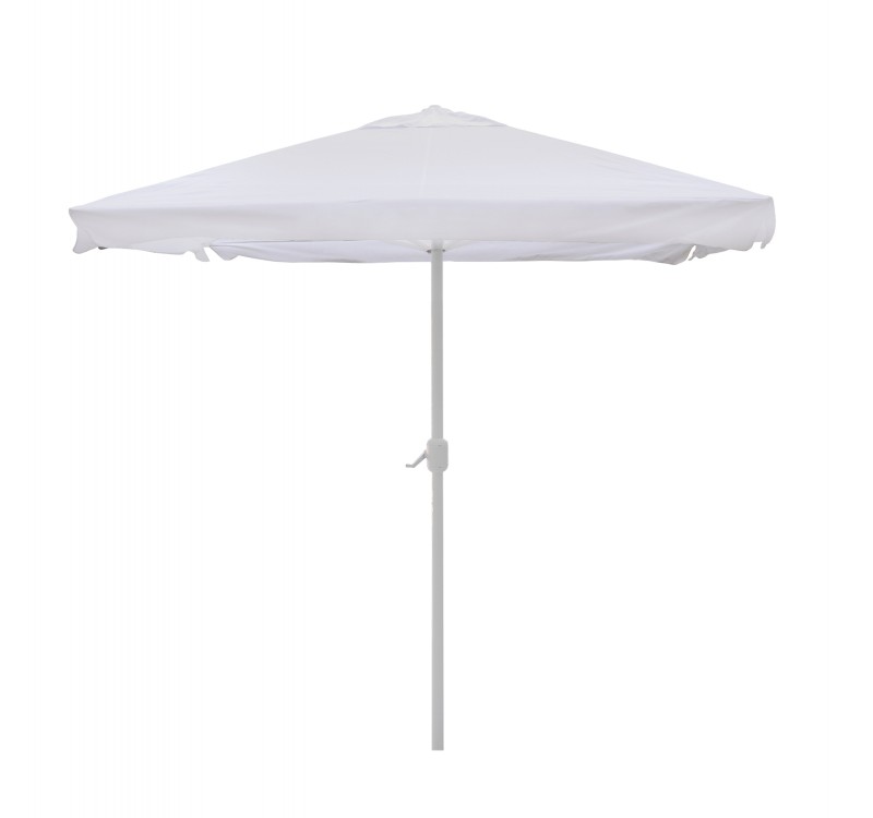 ΟΜΠΡΕΛΑ 3x3x2,65 μ. RAMSEY ΤΕΤΡΑΓΩΝΗ ΑΛΟΥΜΙΝΙΟΥ ΕΚΡΟΥ ΜΕ ΜΑΝΙΒΕΛΑ HM6004