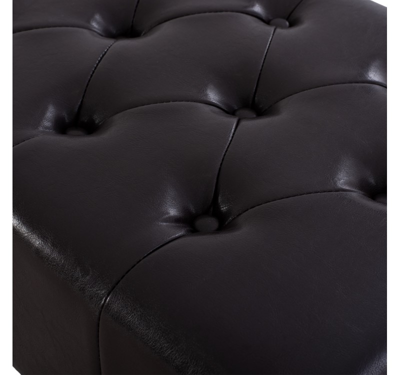 ΤΑΜΠΟΥΡΕ ΥΠΟΠΟΔΙΟ T.CHESTERFIELD EMMA HM226.01 PU 80x44x39Y εκ.ΣΚ.ΚΑΦΕ