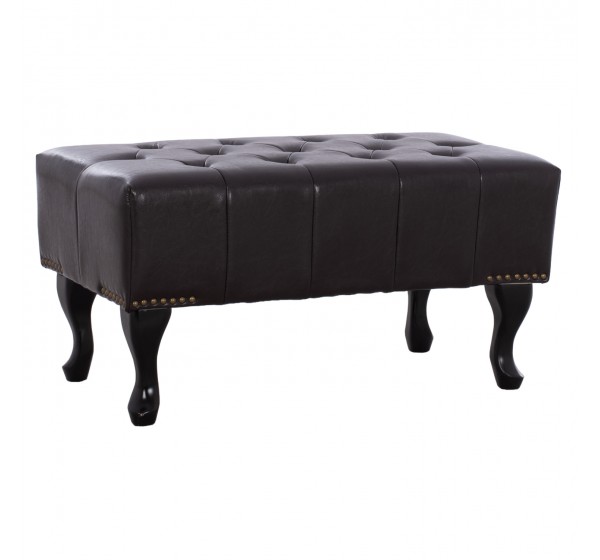 ΤΑΜΠΟΥΡΕ ΥΠΟΠΟΔΙΟ T.CHESTERFIELD EMMA HM226.01 PU 80x44x39Y εκ.ΣΚ.ΚΑΦΕ