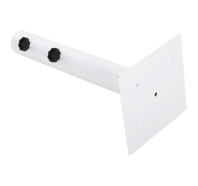 ΒΑΣΗ ΟΜΠΡΕΛΑΣ Φ60mm x 51Υεκ ΜΕΤΑΛΛΙΚΗ ΒΙΔΩΤΗ ΓΙΑ ΣΤΥΛΟ ΕΩΣ Φ60 HM6011 ΛΕΥΚΗ