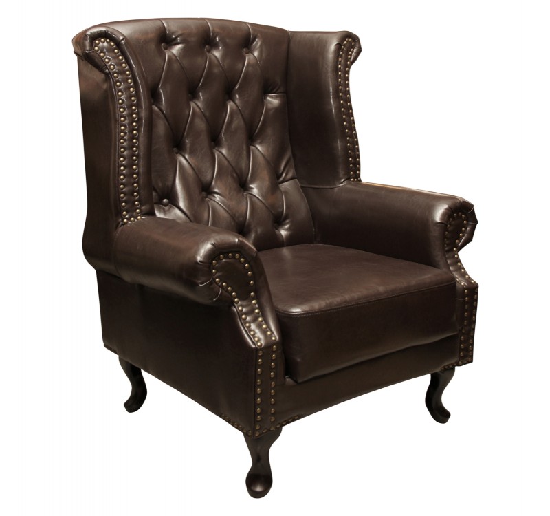 ΠΟΛΥΘΡΟΝΑ-ΜΠΕΡΖΕΡΑ T.CHESTERFIELD POLINA HM0053.01 PU ΣΚ.ΚΑΦΕ 83x75x107 εκ.