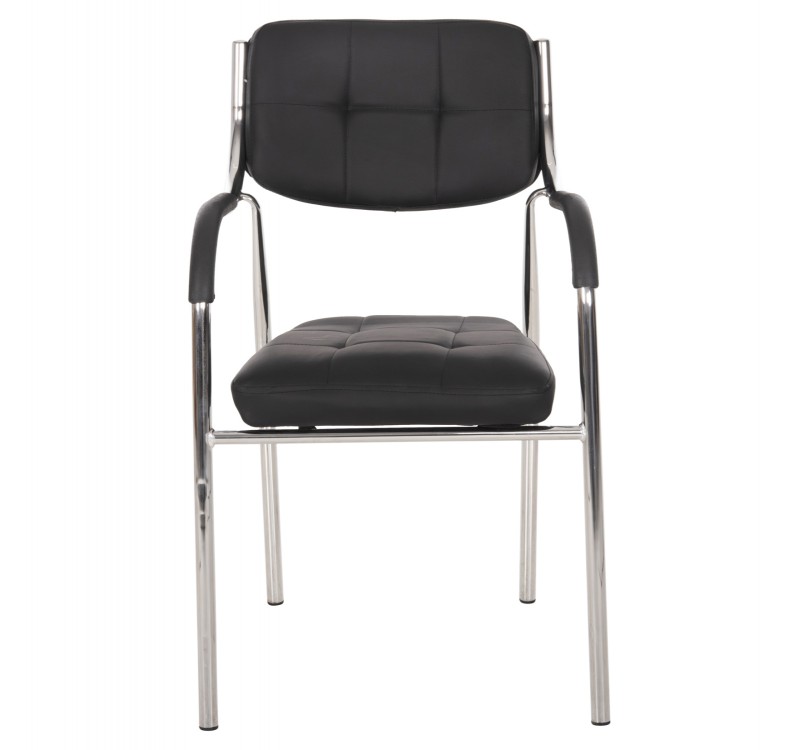 ΚΑΡΕΚΛΑ ΕΠΙΣΚΕΠΤΟΥ OBERON HM1018.01 ΜΑΥΡΟ PU 51x52x86Υ εκ.