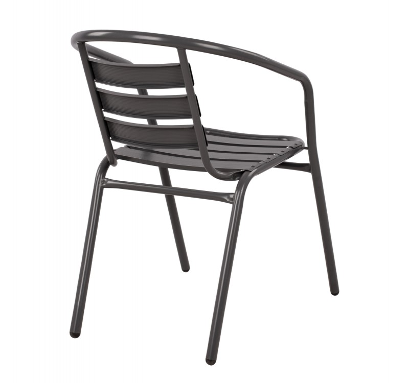 ΠΟΛΥΘΡΟΝΑ LAURA ΜΕΤΑΛΛΙΚΗ ΓΚΡΙ ΜΕ ΦΕΤΕΣ ΑΛΟΥΜΙΝΙΟΥ HM5037.01 54x59x73Υ εκ.