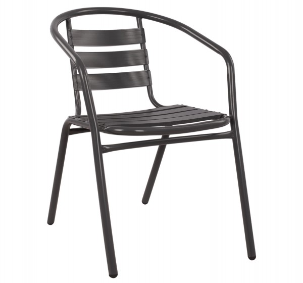 ΠΟΛΥΘΡΟΝΑ LAURA ΜΕΤΑΛΛΙΚΗ ΓΚΡΙ ΜΕ ΦΕΤΕΣ ΑΛΟΥΜΙΝΙΟΥ HM5037.01 54x59x73Υ εκ.