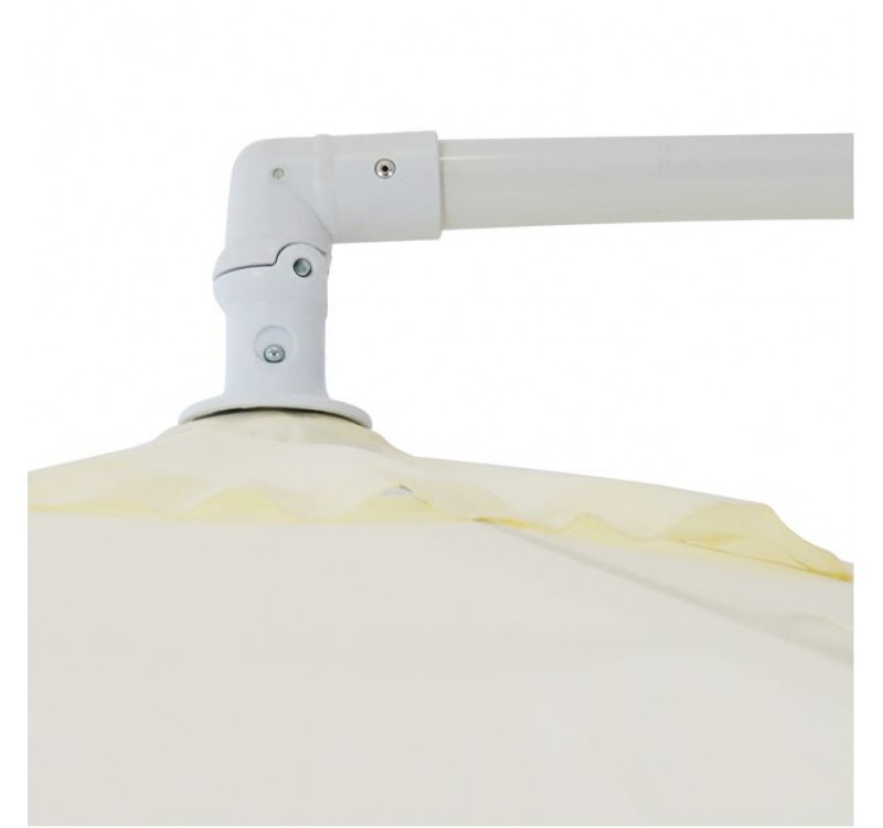 ΟΜΠΡΕΛΑ ΚΡΕΜΑΣΤΗ NOBLE Φ300x237cm. ΣΤΡΟΓΓΥΛΗ ΣΕ ΒΑΣΗ ΜΕ 4 ΠΟΔΙΑ HM6008