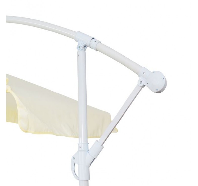 ΟΜΠΡΕΛΑ ΚΡΕΜΑΣΤΗ NOBLE Φ300x237cm. ΣΤΡΟΓΓΥΛΗ ΣΕ ΒΑΣΗ ΜΕ 4 ΠΟΔΙΑ HM6008