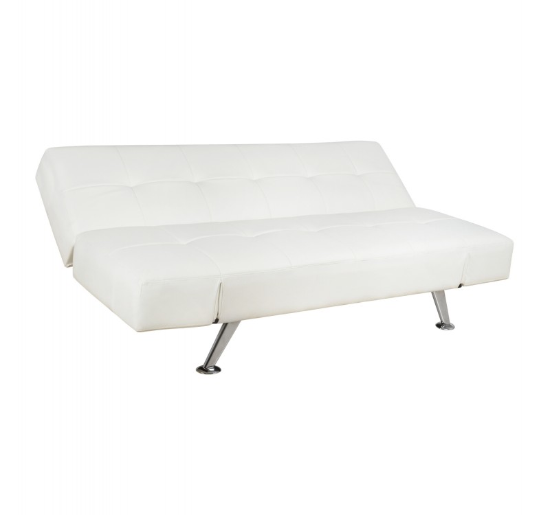 ΚΑΝΑΠΕΣ ΚΡΕΒΑΤΙ HM3001.01 THOM ΜΕ ΑΝΑΔΙΠΛΟΥΜΕΝΑ ΜΠΡΑΤΣΑ ΛΕΥΚΟ PU 189x93x82Υεκ.