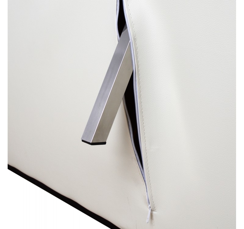 ΚΑΝΑΠΕΣ ΚΡΕΒΑΤΙ HM3001.01 THOM ΜΕ ΑΝΑΔΙΠΛΟΥΜΕΝΑ ΜΠΡΑΤΣΑ ΛΕΥΚΟ PU 189x93x82Υεκ.