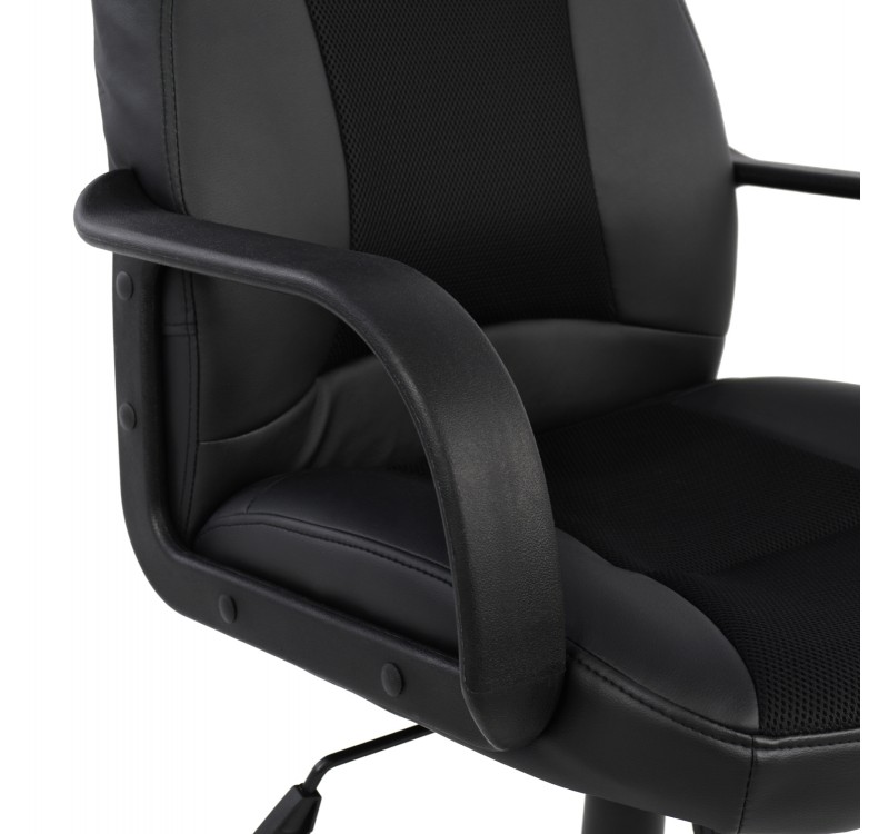 ΚΑΡΕΚΛΑ ΓΡΑΦΕΙΟΥ GAMING SIVIR HM1001.01 ΜΕ  ΜΑΥΡΟ PU 59x 60x115 εκ.