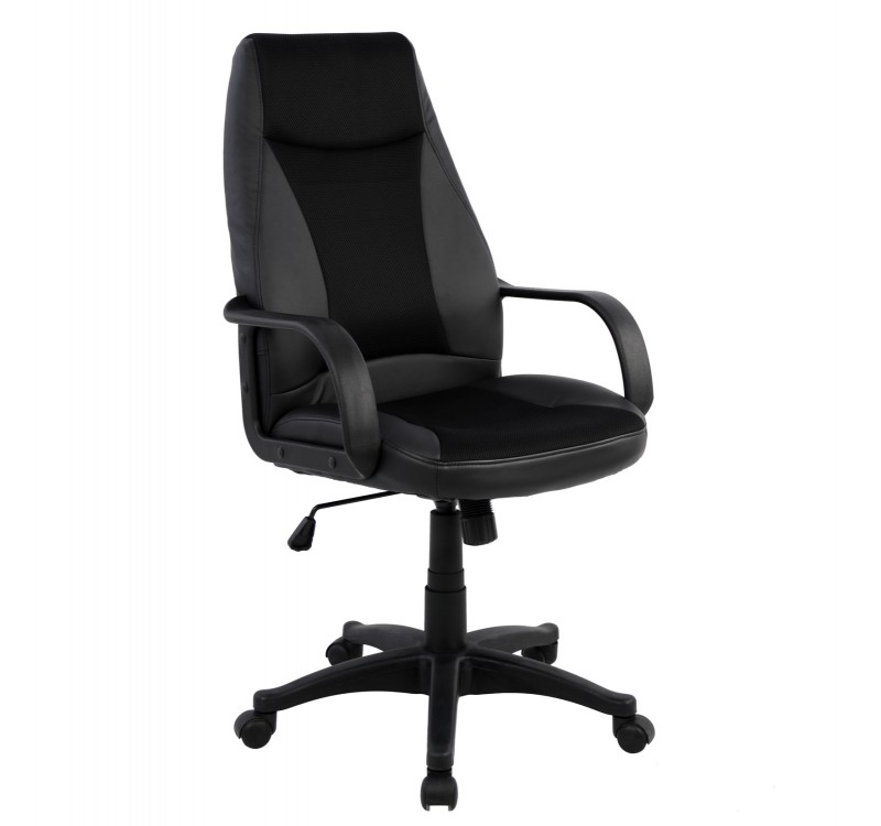 ΚΑΡΕΚΛΑ ΓΡΑΦΕΙΟΥ GAMING SIVIR HM1001.01 ΜΕ  ΜΑΥΡΟ PU 59x 60x115 εκ.