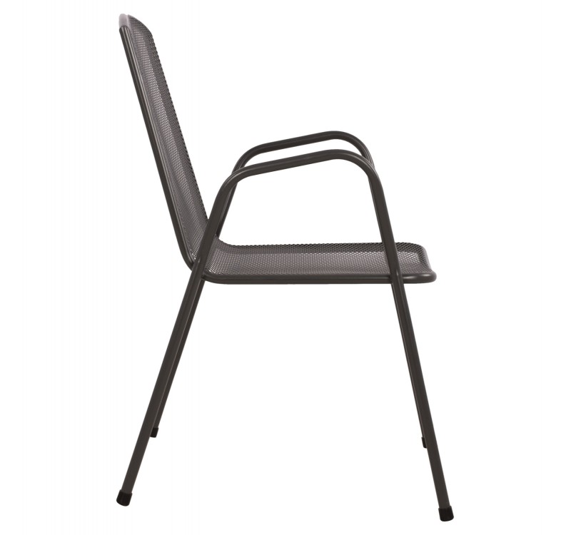 ΚΑΡΕΚΛΑ ΠΟΛΥΘΡΟΝΑ ΜΕΤΑΛΛΙΚΗ ΑΝΘΡΑΚΙ ELIJAH HM5005.01 54x62x89Υ ΕΚ.