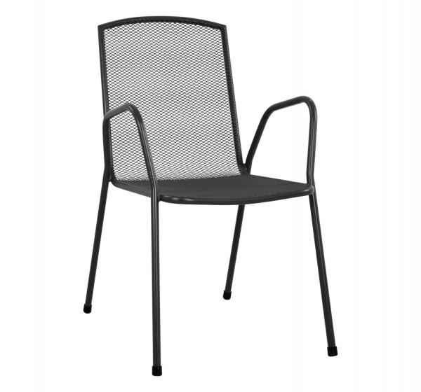 ΚΑΡΕΚΛΑ ΠΟΛΥΘΡΟΝΑ ΜΕΤΑΛΛΙΚΗ ΑΝΘΡΑΚΙ ELIJAH HM5005.01 54x62x89Υ ΕΚ.