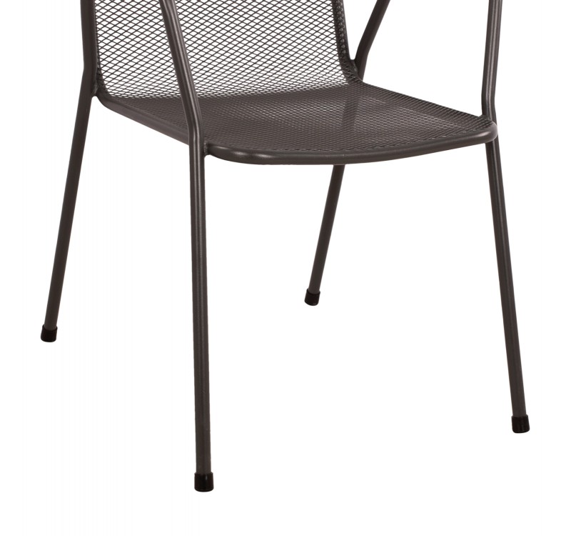 ΚΑΡΕΚΛΑ ΠΟΛΥΘΡΟΝΑ ΜΕΤΑΛΛΙΚΗ ΑΝΘΡΑΚΙ ELIJAH HM5005.01 54x62x89Υ ΕΚ.