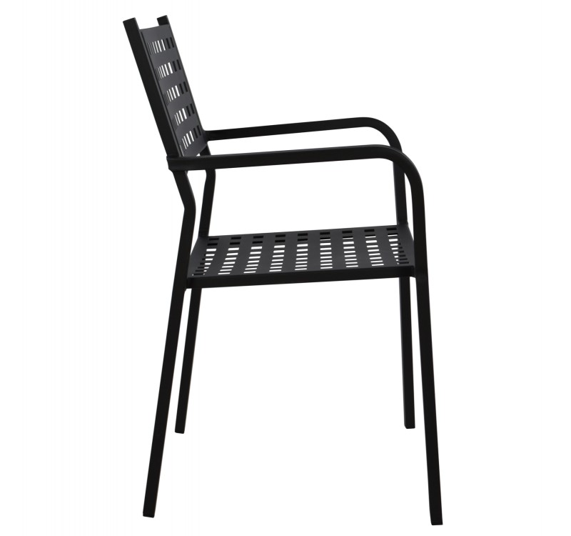 ΠΟΛΥΘΡΟΝΑ ΜΕΤΑΛΛΙΚΗ HM5031.01 ZETA ΣΕ ΜΑΥΡΟ ΜΑΤ ΧΡΩΜΑ 54x51x84Υεκ