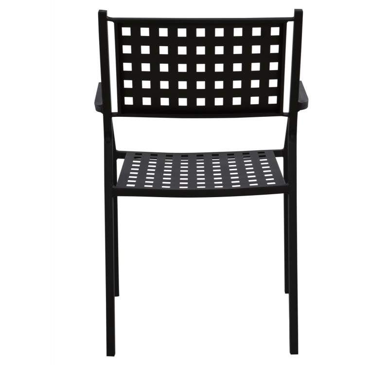 ΠΟΛΥΘΡΟΝΑ ΜΕΤΑΛΛΙΚΗ HM5031.01 ZETA ΣΕ ΜΑΥΡΟ ΜΑΤ ΧΡΩΜΑ 54x51x84Υεκ