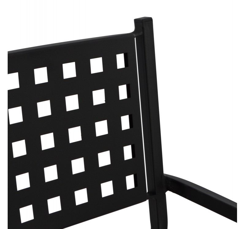 ΠΟΛΥΘΡΟΝΑ ΜΕΤΑΛΛΙΚΗ HM5031.01 ZETA ΣΕ ΜΑΥΡΟ ΜΑΤ ΧΡΩΜΑ 54x51x84Υεκ