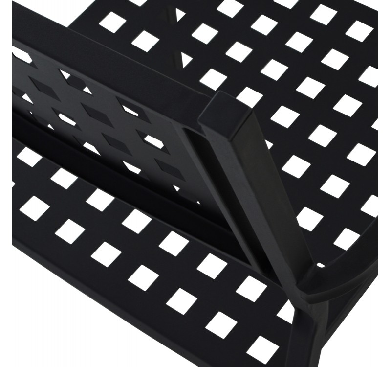 ΠΟΛΥΘΡΟΝΑ ΜΕΤΑΛΛΙΚΗ HM5031.01 ZETA ΣΕ ΜΑΥΡΟ ΜΑΤ ΧΡΩΜΑ 54x51x84Υεκ