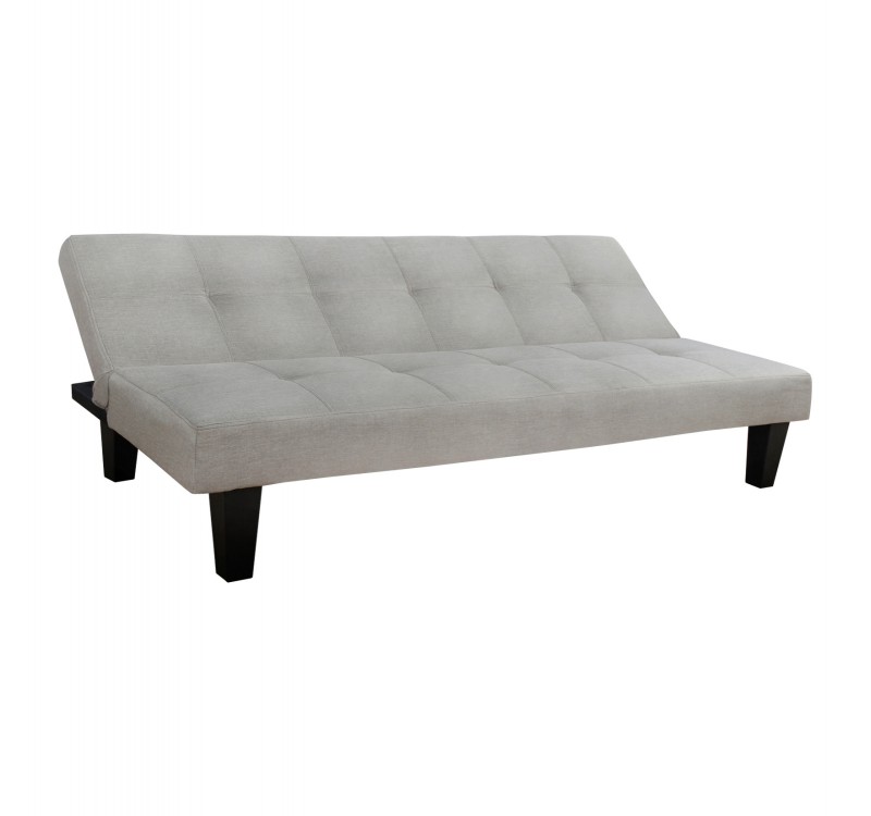 ΚΑΝΑΠΕΣ ΚΡΕΒΑΤΙ ODESSA HM3000.01 ΥΦΑΣΜΑ ΜΠΕΖ 179x80x79 εκ.