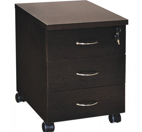 ΣΥΡΤΑΡΙΕΡΑ ΓΡΑΦΕΙΟΥ ΕΠΑΓΓΕΛΜΑΤΙΚΗ SIENNA HM2011.02 WENGE ΜΕ 3ΣΥΡΤΑΡΙΑ 38X48X53cm