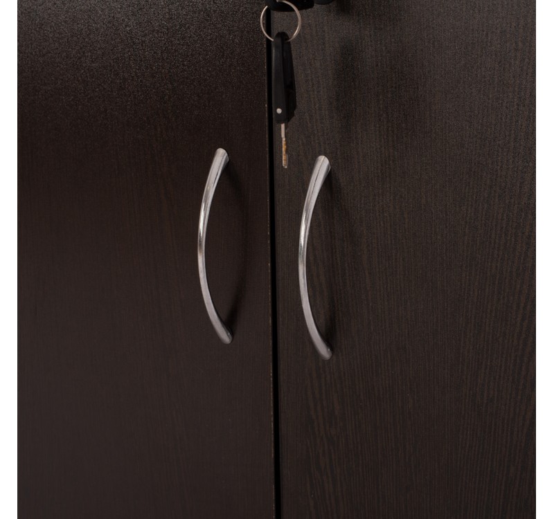 ΒΙΒΛΙΟΘΗΚΗ ΓΡΑΦΕΙΟΥ ΕΠΑΓΓΕΛΜΑΤΙΚΗ CAITLYN 80Χ39Χ179Υεκ.HM2014.02 WENGE ΜΕ 2 ΠΟΡΤΕΣ